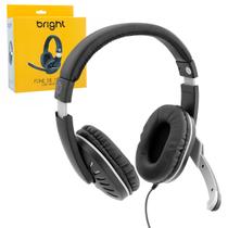 Fone Headset Home Office Bright Controle Volume 2x P2 Mic
