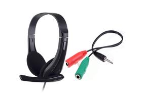 Fone Headset Hoopson, P2 - F046 + Cabo Adaptador P3 P2
