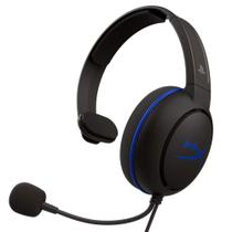 Fone Headset Hyperx Cloud Chat Mini Jack 3.5 MM - Preto/Azul HX-HSCCHS-BK/AM Fone Headset Hyperx Cloud Chat Mini Jack 3.5 MM - Preto/Azul HX-HSCCHS-BK/AM