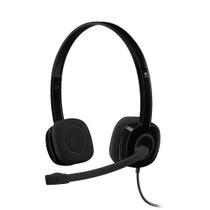 Fone headset logitech h151 3.5mm preto 981-000587 Fone headset logitech h151 3.5mm preto 981-000587