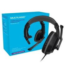Fone headset multilaser com fio hf400 mono p3 pto. - ph374