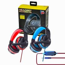 Fone Headset Multimidia full qualidade MAX P6 c/adapdador