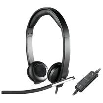 Fone headset office logitech h650e stereo usb preto 981-000518 Fone headset office logitech h650e stereo usb preto 981-000518