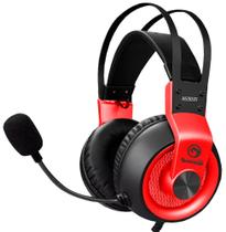 Fone Headset para Jogos Marvo Scorpion HG9035 com Microfone Preto/ Vermelho
