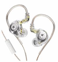 Fone In Ear Profissional Retorno De Palco Dj Gamer Cristal Com Microfone