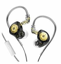 Fone In Ear Profissional Retorno De Palco Dj Gamer Preto Com Microfone