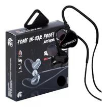 Fone in-ear retorno palco soundvoice ie-01 preto