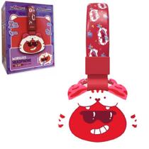 Fone Infantil Bluetooth Headset Sem Fio C/ Orelhas Vermelho