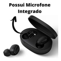 Fone Intra Auricular Bluetooth Preto Para Moto G71 / G82 - Mdm
