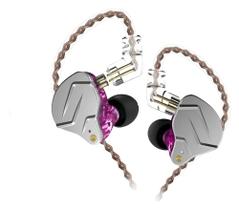 Fone Kz Kzn Pro Retorno De Palco Profissional Sem Mic Roxo