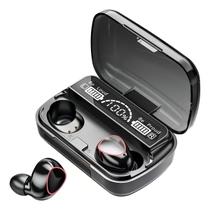 Fone M10 Bluetooth Sem Fio Preto TWS Microfone Embutido Fone M10 Bluetooth Sem Fio Preto TWS Microfone Embutido