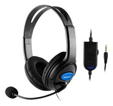 Fone Microfone Headset Escritório Notebook Home Office Preto Fone Microfone Headset Escritório Notebook Home Office Preto