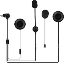 Fone Microfone Original EJEAS M8H Capacete Moto HIFI Reposição USB tipo C Q8 V6 Pro+ Q7 V7 V4 Plus