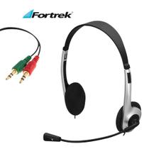 Fone Multimídia HBL-101 Preto FORTREK Skype, Google Meet