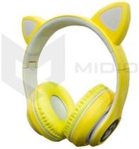 Fone Orelha De Gatinho Bluetooth Gato 5.0 Com Led Headphone