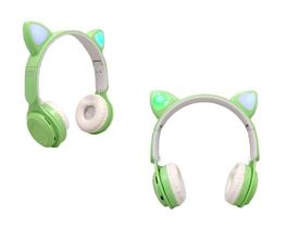 Fone orelha de gato basike fon-9026 cor vermelho