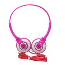 Fone Ouvido 521 Mex Style P/ Celular Mp3 Rádio Headfone Rosa