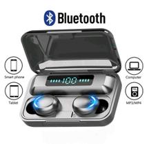 Fone Ouvido Bluetooth 5.0 Tws F9-5c Earbuds Sem Fio Esportivo - Preto In-ear MSS