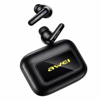 Fone Ouvido Bluetooth IA Tradutor de Idiomas Cancelamento de Ruído Sem Fio Awei T56 Resistente à Água