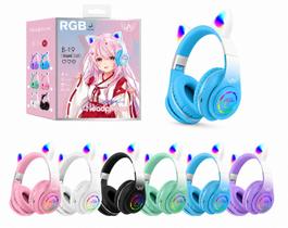 Fone Ouvido Bluetooth Infantil Coelho Led Menino Menina Luxo Fone Ouvido Bluetooth Infantil Coelho Led Menino Menina Luxo