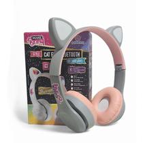 Fone Ouvido Bluetooth Infantil Mini Cat Fone Orelha Gato Led Fone Ouvido Bluetooth Infantil Mini Cat Fone Orelha Gato Led