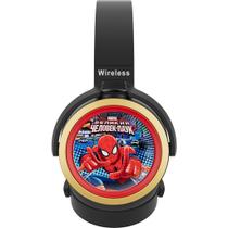 Fone Ouvido Bluetooth Infantil Super Heróis Vingadores - Homem Aranha