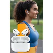 Fone Ouvido Bluetooth Sem Fio Branco - Som Cristalino Fone Ouvido Bluetooth Sem Fio Branco - Som Cristalino