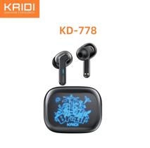 Fone Ouvido Gamer Bluetooth 5.4 TWS kaidi KD- 778 com Cancela Ruídos 7019 771 903