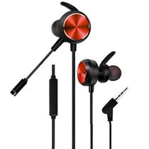 Fone ouvido Gamer HP-2 Microfone ergonômico 3.5mm Vermelho