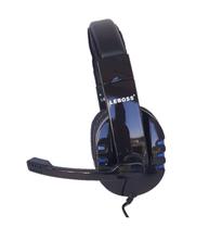 Fone ouvido headfone headset gamer p2 mic lb-fn606 azul