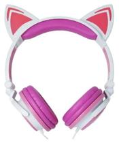 Fone Ouvido Headphone Orelha De Gato Com Led P2 Hf-C22