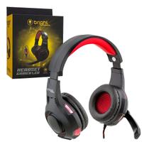 Fone Ouvido Headset Gamer Bright Led Vermelho Usb P2 0468 Fone Ouvido Headset Gamer Bright Led Vermelho Usb P2 0468