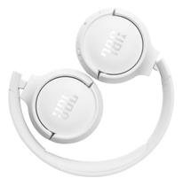Fone Ouvido JBL Tune 520 Bluetooth 5.3 Branco Bateria 57 hrs Over Ear