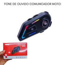 Fone Ouvido Moto Comunicador Bluetooth Capacete Tomate