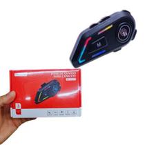 Fone Ouvido Moto Comunicador Bluetooth Capacete Tomate