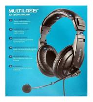 Fone Ouvido Multilaser Headset Profissional Microfone Volume