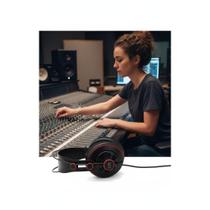 Fone Ouvido Over-Ear Preto/Vermelho 32Ω 10Hz-30kHz Som Incrí