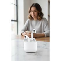 Fone Ouvido Sem Fio Tws Bluetooth Branco Liberdade Total