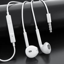 Fone P2 Branco com Microfone e Controle de Volume Fone P2 Branco com Microfone e Controle de Volume