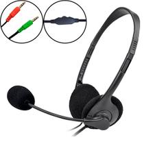 Fone Para Telemarketing Headset Call Center 1,8m Ergonomico