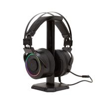 Fone PC Headset Gamer Virtual Surround 7.1 Haste Ajustável LED RGB Lateral USB Suporte Headset Gamer