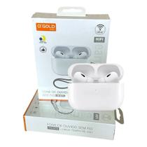 Fone Sem Fio A'gold Fn-bt5 Bluetooth 5.4 - Branco Original