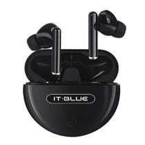 Fone Sem Fio Bluetooth 5.3 Estéreo Preto It Blue LE-2404