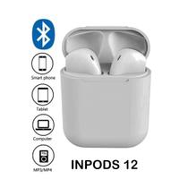 Fone Sem Fio Bluetooth inPods 12 Esporte Compatível com Android iPhone e Computador