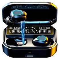 Fone Sem Fio Bluetooth M10 Estojo com Display LED e Bateria de Longa Duração