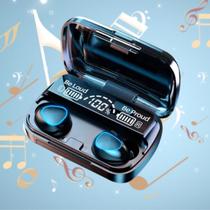 Fone Sem Fio Bluetooth M10 Sem Fio Display Digital Powerbank Premium