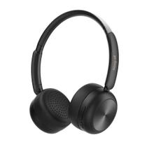 Fone Sem Fio On-ear Pei-hs01 Música Imersiva, Chamadas Nítidas, Bateria De 25h E Design Moderno- Preto