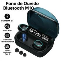 Fone Sem Fio Tws-10 com Bluetooth 5.1 Design Moderno