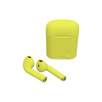 Fone Stéreo Bluetooth 5.0 I7 Mini Colors Amarelo