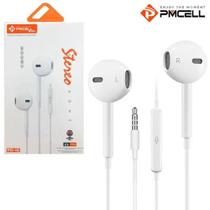 Fone stereo PMCELL Slim Auxiliar/P2 com microfone